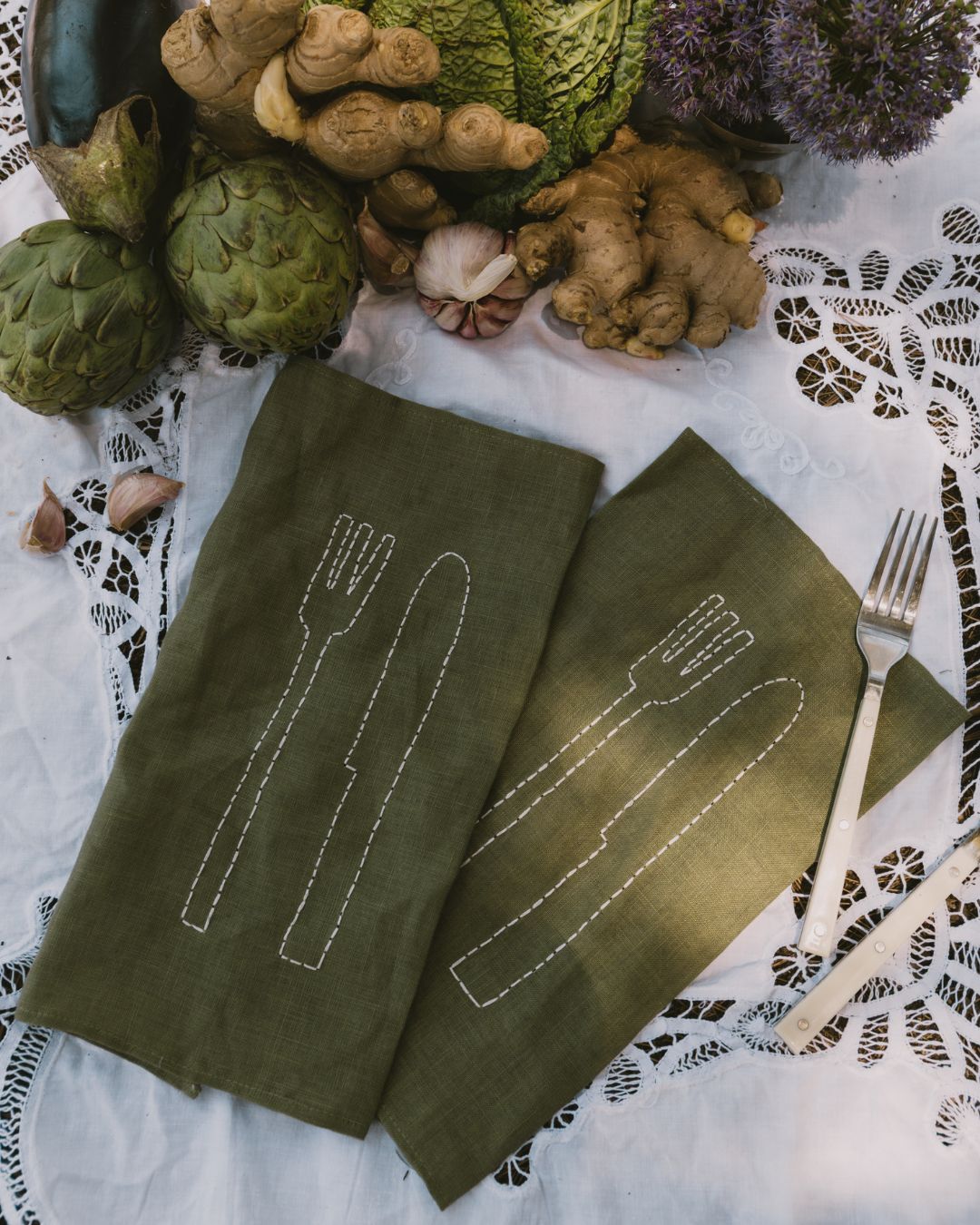 Napkin knife and fork