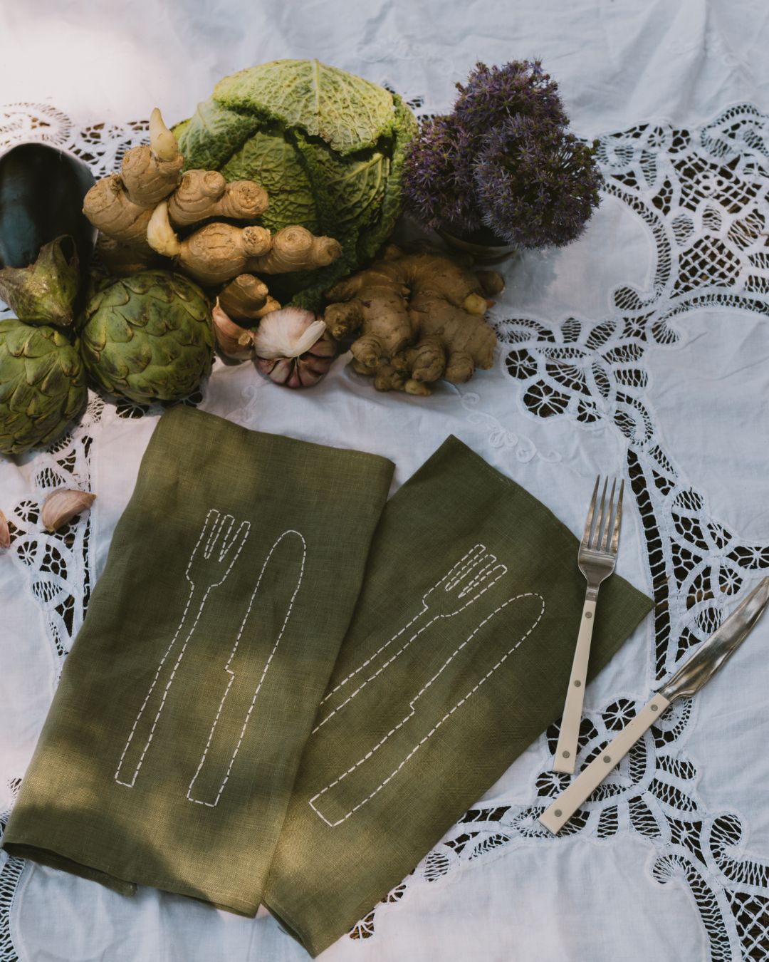 Napkin knife and fork